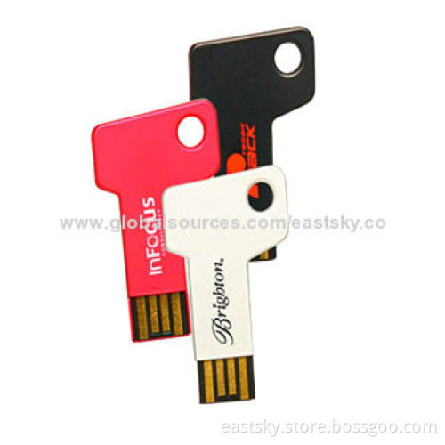Customized Key Style USB Drive, ESU-C29, Up to 32GB Memory Capacity, NAND Flash, WaterproofNew